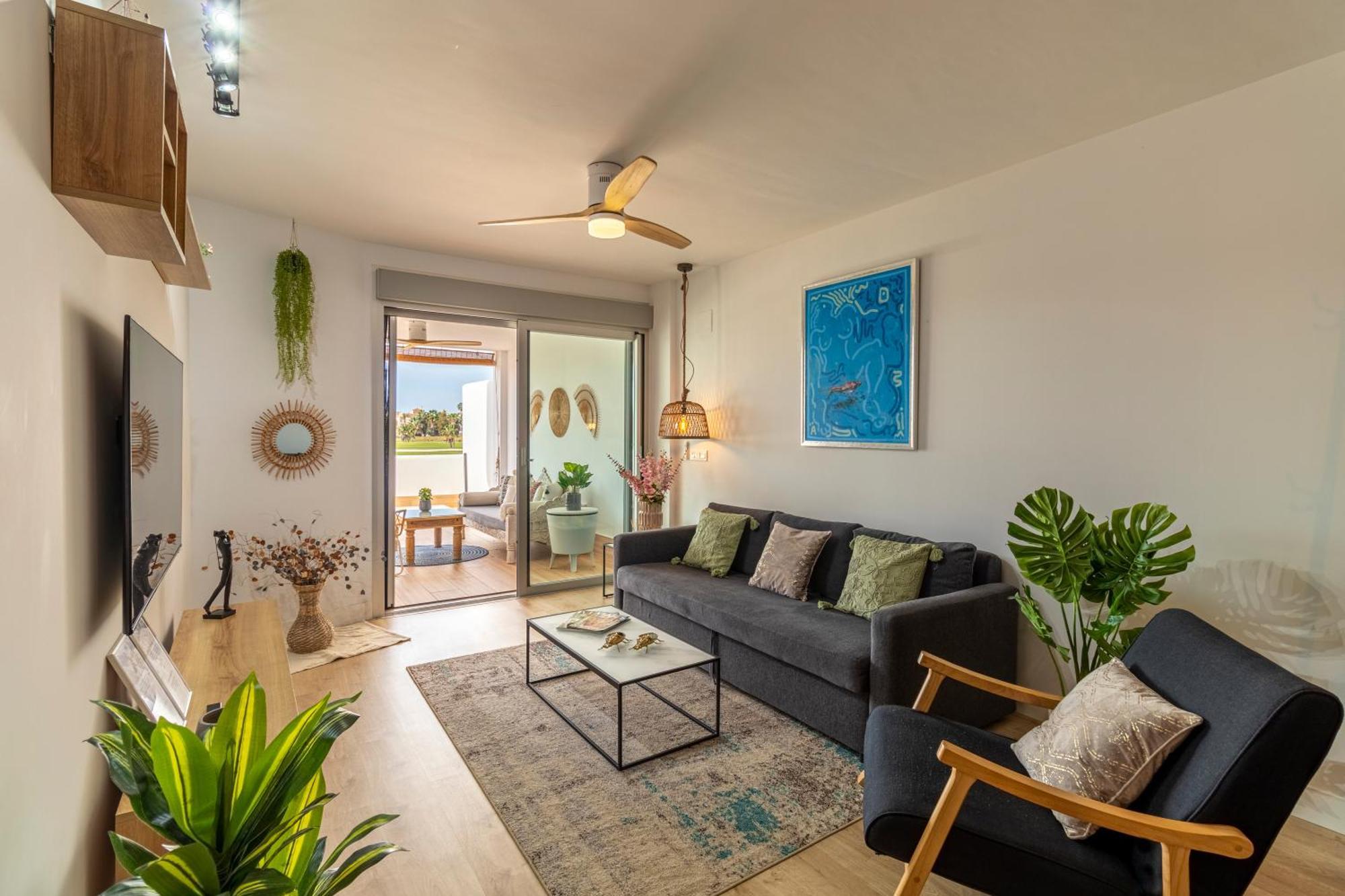 Rentitspain Apartamento Serena Terraza Con Vista A Golf موتريل المظهر الخارجي الصورة